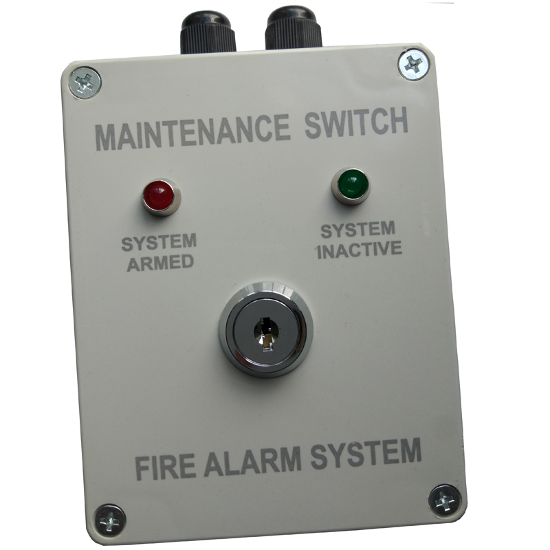 Fire Security System Maintence Panel key switch