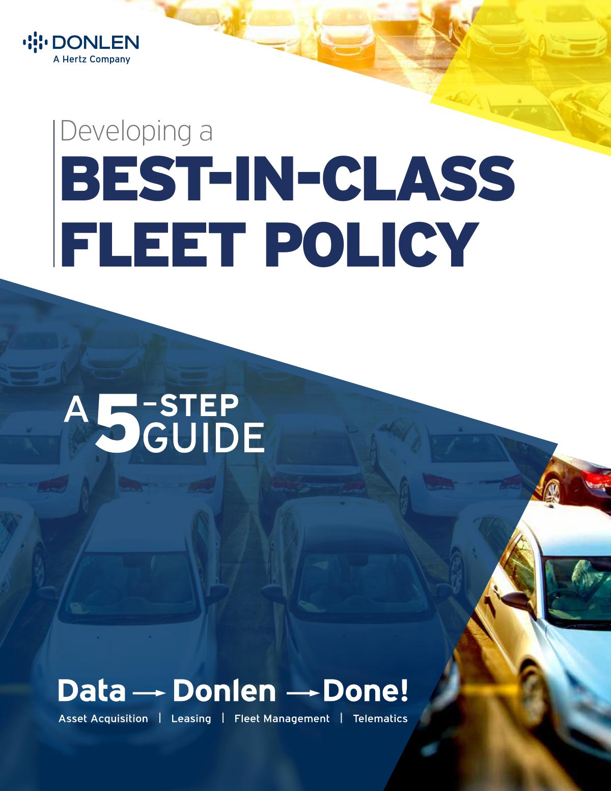 Developing a Best-in-Class Fleet Policy: A 5-Step Guide