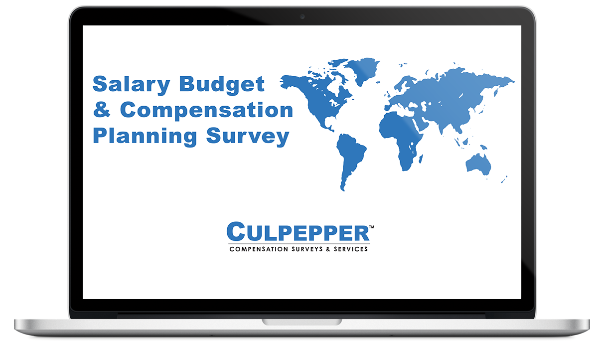 Culpepper Salary Budget & Compensation Planning Survey