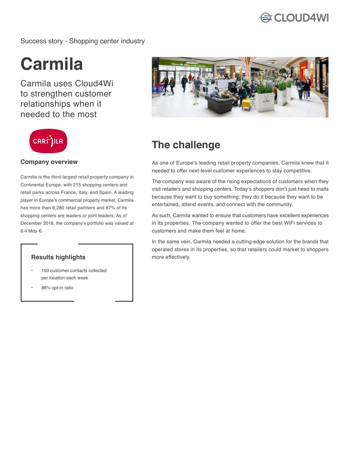 Carmila Success Story