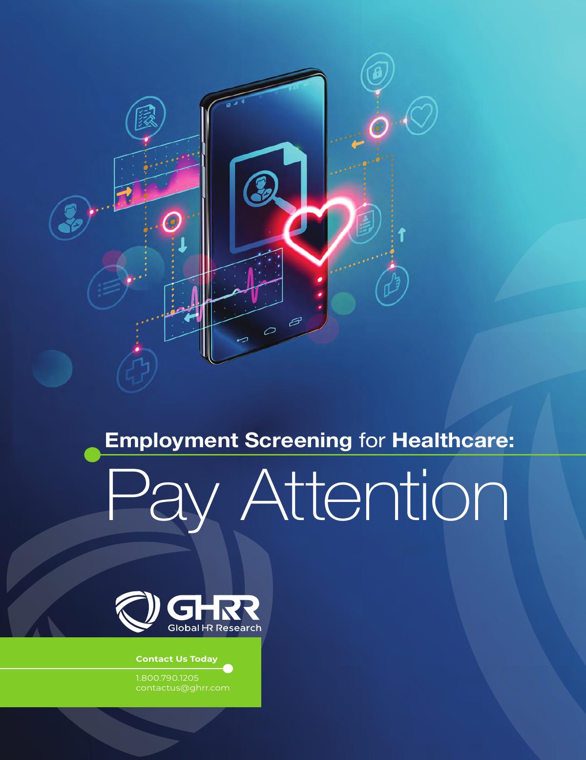 Employment Screening For Healthcare